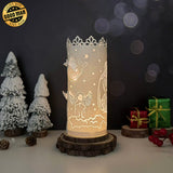 Nativity - 3D Cylinder Papercut Lantern File - Cricut File 1  LightBoxGoodMan