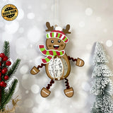 Gingerbread Hanging - 3D Christmas Lantern File - Cricut File 1 - LightBoxGoodMan