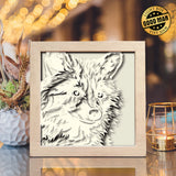 Raccoon – Paper Cut Light Box File - Cricut File - 8x8 inches - LightBoxGoodMan