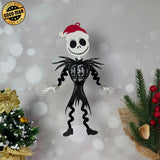 Jack Xmas Hanging - 3D Christmas Lantern File - Cricut File 1 - LightBoxGoodMan