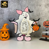 Piglet Halloween - Winnie The Pooh Themed 3D Halloween Lantern File - Cricut File 1 - LightBoxGoodMan