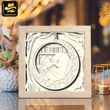 Chilling Ghost – Paper Cut Light Box File - Cricut File 2 - 8x8 inches - LightBoxGoodMan