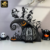 Nightmare Before Christmas - 3D Halloween Lantern File - Cricut File - LightBoxGoodMan