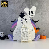 Eeyore Halloween - Winnie The Pooh Themed 3D Halloween Lantern File - Cricut File 1 - LightBoxGoodMan