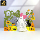 Ghost Plant - 3D Halloween Ghost Lantern File - Cricut File - LightBoxGoodMan