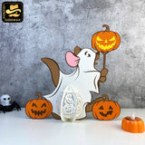 Roo Halloween - Winnie The Pooh Themed 3D Halloween Lantern File - Cricut File 1 - LightBoxGoodMan