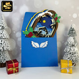 Bell Nativity - 3D Nativity Pop-up Card File - Cricut File 1 - LightBoxGoodMan