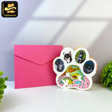 Memorial Pet Dog - 3D Memorial Pop-up Card File - Cricut File 1 - LightBoxGoodMan
