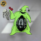 Oogie Boogie - Halloween Themed 3D Lantern File - Cricut File Nightmare Lantern 1 - LightBoxGoodMan