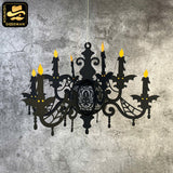 Halloween Chandelier 1 - 3D Halloween Candles Lantern File - Cricut File - LightBoxGoodMan