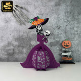 Spooky Girl 2 - 3D Spooky Lantern File - Cricut File - LightBoxGoodMan