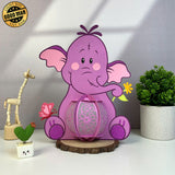 Heffalump - Winnie The Pooh Themed 3D Heffalump Lantern File - Cricut File 1 - LightBoxGoodMan