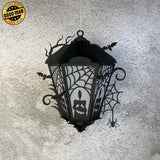 Ghost Candle - 3D Halloween Vintage Lantern File - Cricut File 3 - LightBoxGoodMan