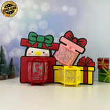 Gift - 3D Christmas Lantern File - Cricut File 1 - LightBoxGoodMan