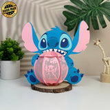 Stitch -  Lilo & Stitch Themed 3D Lantern File - Cricut File 1 - LightBoxGoodMan