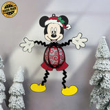 Mickey Xmas Hanging - 3D Christmas Lantern File - Cricut File 1 - LightBoxGoodMan