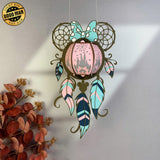 Mouse - 3D Dreamcatcher Lantern File - Cricut File 1 - LightBoxGoodMan