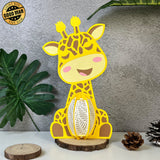 Giraffe - 3D Giraffe Lantern File - Cricut File 1 - LightBoxGoodMan