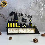 Harry Potter - Halloween Papercut Lightbox File - Cricut File 1 - LightBoxGoodMan