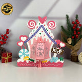 Valentine House - 3D Love Lantern File - Cricut File 1 - LightBoxGoodMan