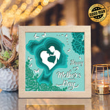 Happy Mother's Day 9 – Paper Cut Light Box File - Cricut File - 8x8 inches - LightBoxGoodMan
