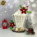 Xmas Candle - 3D Christmas Vintage Lantern File  - Cricut File 3 - LightBoxGoodMan