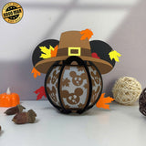 Mickey - Thanksgiving Themed 3D Disney Mouse Lantern File - Cricut File 1 - LightBoxGoodMan