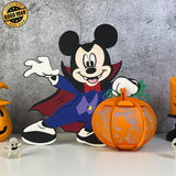 Mickey - Halloween Themed 3D Lantern File - Cricut File 1 - LightBoxGoodMan