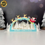 Christmas - 3D Christmas Pop-up Dome Card File - Cricut File 1 - LightBoxGoodMan