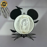 Nightmare - Halloween Themed 3D Lantern File - Cricut File Nightmare Lantern 5 - LightBoxGoodMan