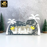Nativity 1 - 3D Nativity Pop-up File - Cricut File 1 - LightBoxGoodMan