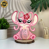 Angel - Lilo & Stitch Themed 3D Lantern File - Cricut File 1 - LightBoxGoodMan