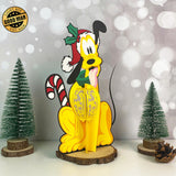 Pluto Xmas - 3D Christmas Lantern File - Cricut File 1 - LightBoxGoodMan