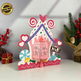 Valentine House - 3D Love Lantern File - Cricut File 1 - LightBoxGoodMan