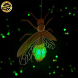 Firefly - 3D Firefly Lantern File - 8x8" - Cricut File - LightBoxGoodMan - LightboxGoodman