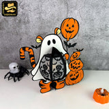 Tigger Halloween - Winnie The Pooh Themed 3D Halloween Lantern File - Cricut File 1 - LightBoxGoodMan