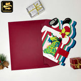 Santa Chimney - 3D Christmas Pop-up Card File - Cricut File 1 - LightBoxGoodMan