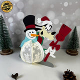 Goofy Christmas - 3D Christmas Lantern File - Cricut File 1 - LightBoxGoodMan