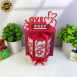 Letter Box Valentine - 3D Love Lantern File - Cricut File 1 - LightBoxGoodMan