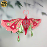 Butterfly Valentine - 3D Love Lantern File - Cricut File 1 - LightBoxGoodMan