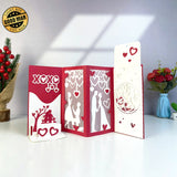 Valentine Day - 3D Valentine Pop-up Card File - Cricut File 1 - LightBoxGoodMan