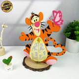 Tigger - Winnie The Pooh Themed 3D Tigger Lantern File - Cricut File 1 - LightBoxGoodMan