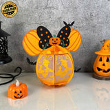 Minnie - Halloween Themed 3D Disney Mouse Lantern File - Cricut File 1 - LightBoxGoodMan