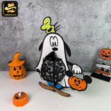 Goofy Halloween -3D  Halloween Goofy Dog Lantern File - Cricut File 1 - LightBoxGoodMan