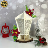 Xmas Candle - 3D Christmas Vintage Lantern File  - Cricut File 3 - LightBoxGoodMan