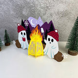 Christmas Campfire 3 - 3D Christmas Campfire Lantern File - Cricut File 3 - LightBoxGoodMan