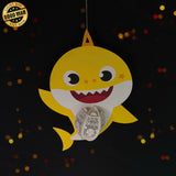 Baby Shark - Wonderland Themed 3D Lantern File - Cricut File 1 - LightBoxGoodMan