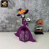 Spooky Girl 2 - 3D Spooky Lantern File - Cricut File - LightBoxGoodMan