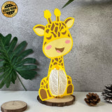 Giraffe - 3D Giraffe Lantern File - Cricut File 1 - LightBoxGoodMan