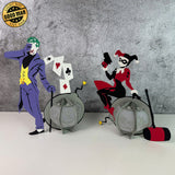 Pack 2 Joker & Harley Quinn - Halloween Themed 3D Lantern File - Cricut File - LightBoxGoodMan